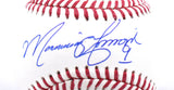 Marquis Grissom Autographed Rawlings OML Baseball - Beckett W Hologram *Blue