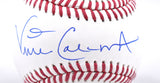 Vince Coleman Autographed Rawlings OML Baseball - Beckett W Hologram *Blue