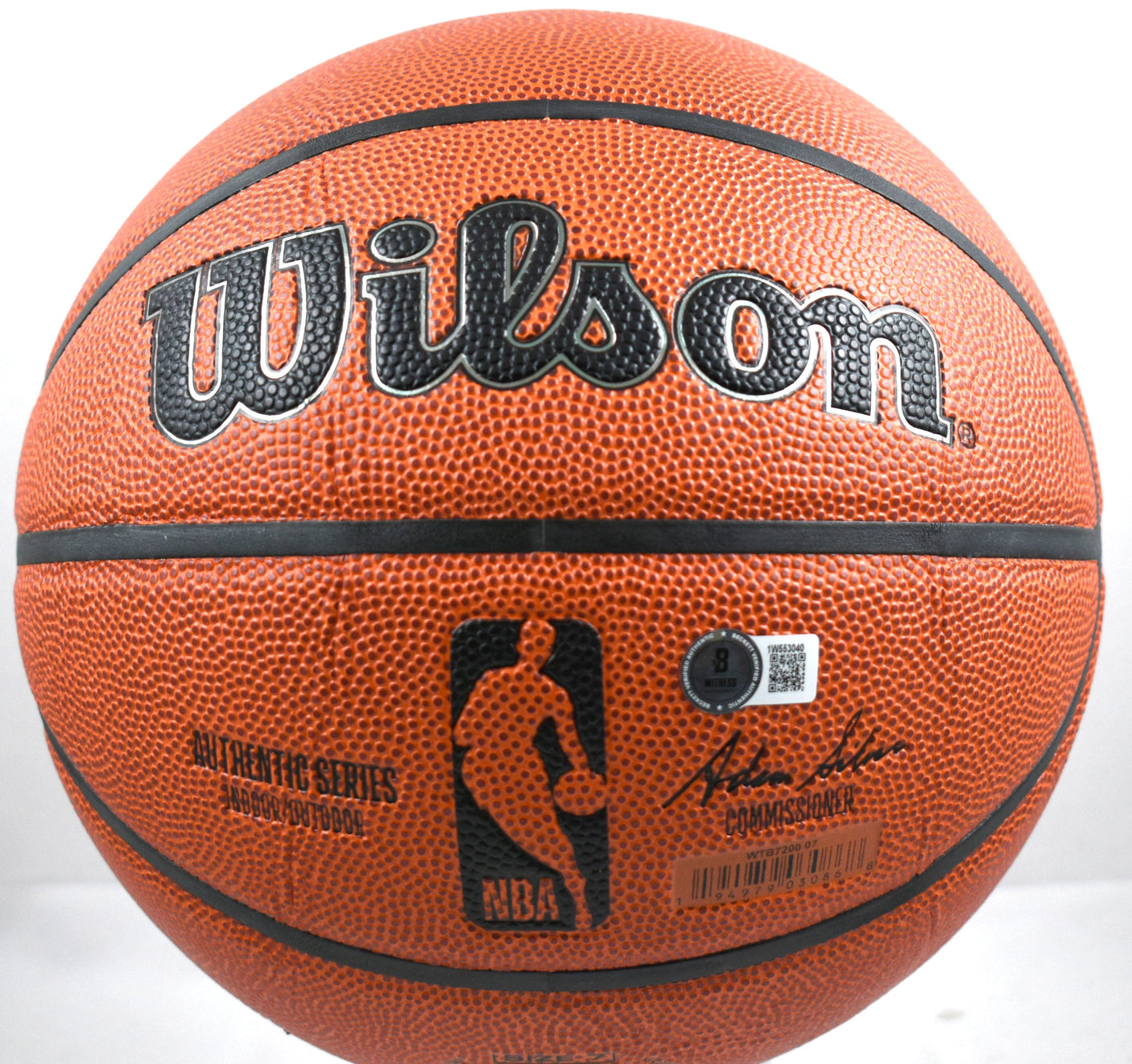 Yao Ming Autographed Official NBA Wilson Basketball - Beckett W Hologram *Silver