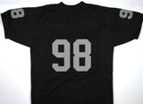 Maxx Crosby Autographed Black Pro Style Jersey - Beckett W Hologram *Black