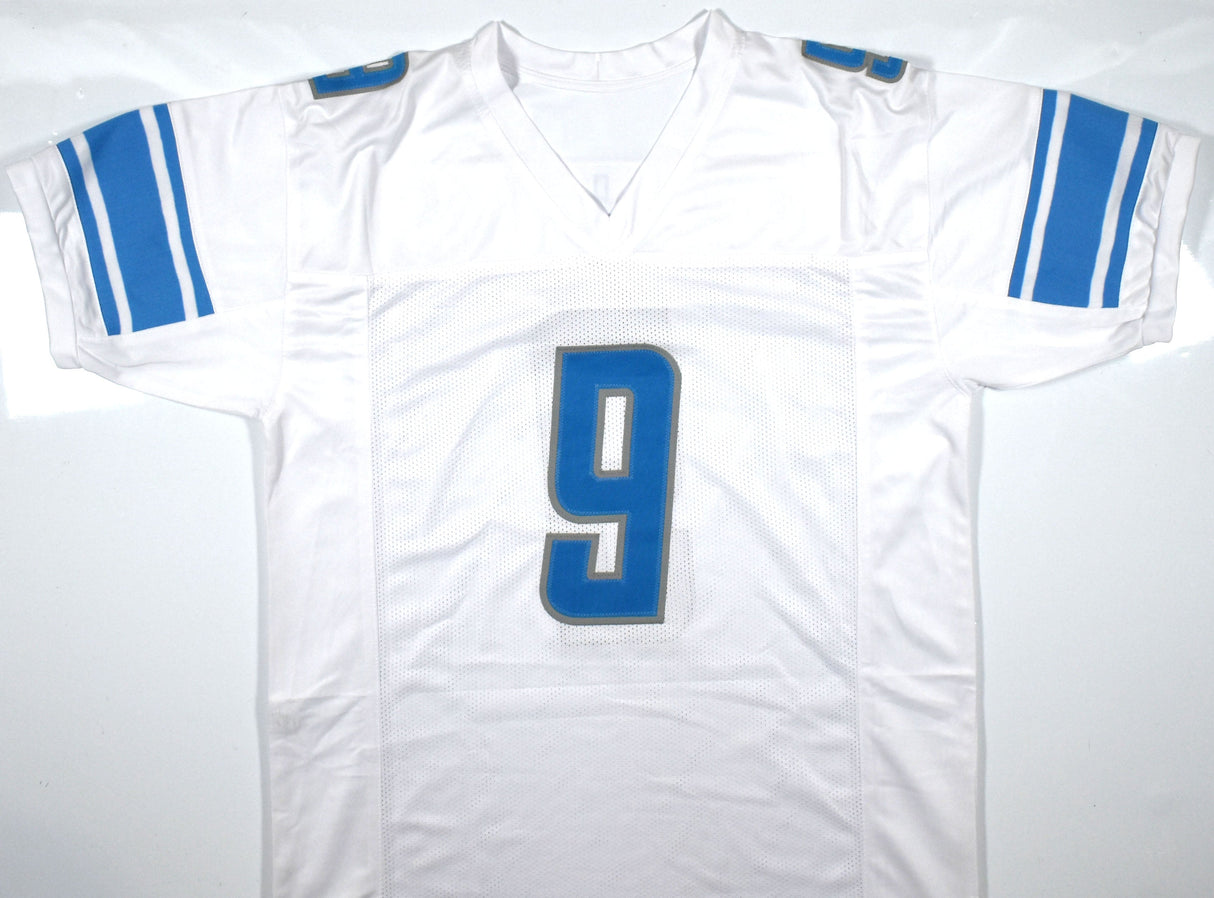Jameson Williams Autographed White Pro Style Jersey - Beckett W Hologram *Silver