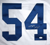 Chuck Howley Autographed White Pro Style Jersey w/ SB MVP - JSA W *Silver