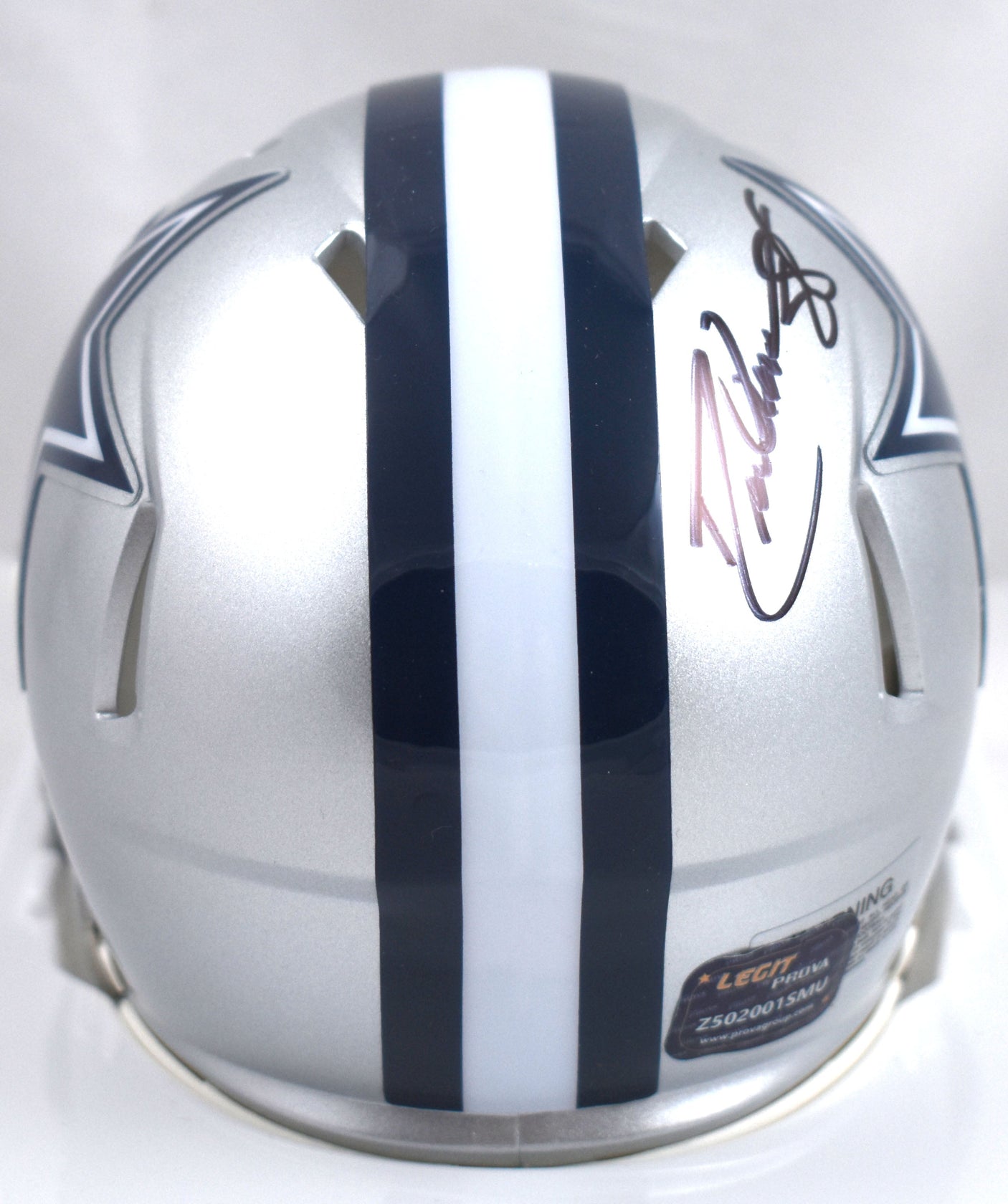 Drew Pearson Autographed Dallas Cowboys Speed Mini Helmet - Prova *Black