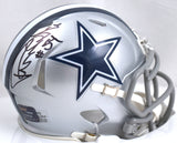 Randy White Autographed Dallas Cowboys Speed Mini Helmet - Prova *Black