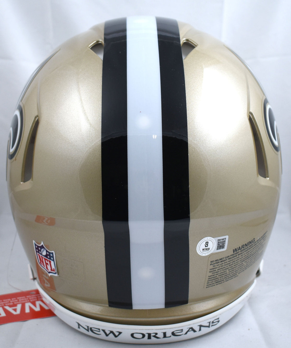 Rashid Shaheed Autographed Saints F/S Speed Authentic Helmet- Beckett W Hologram