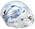 Jim Kelly/Andre Reed/Thurman Thomas Autographed Buffalo Bills White Rivalries Speedflex Authentic Helmet Beckett Witnessed