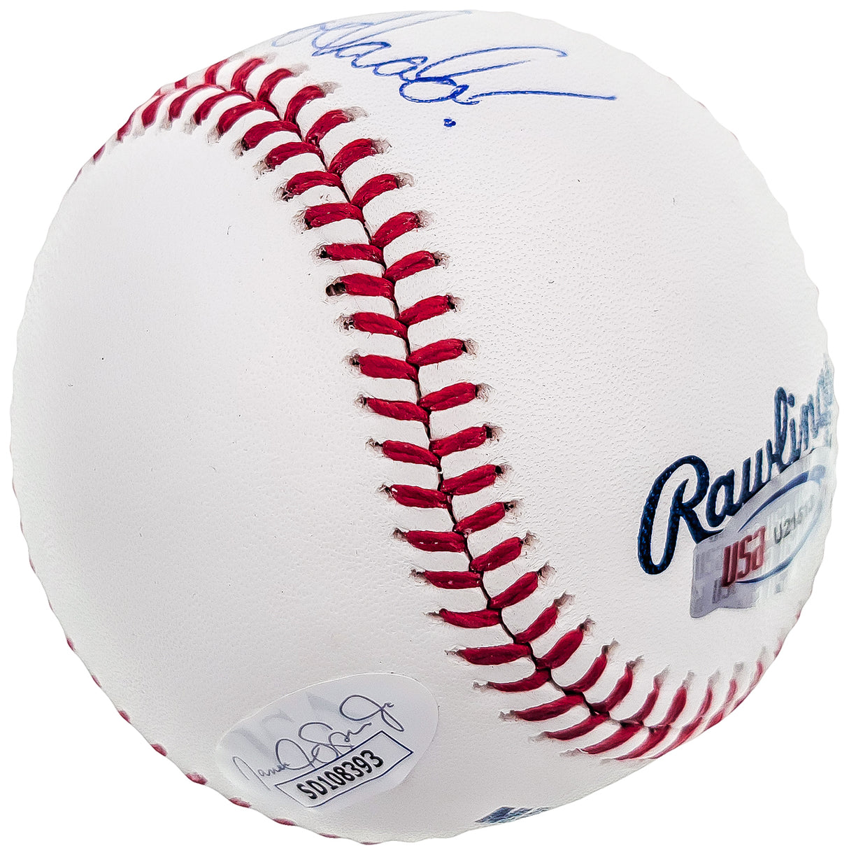 Fernando Tatis Jr. Autographed Official MLB Baseball San Diego Padres "Machalo!" JSA Stock #202013
