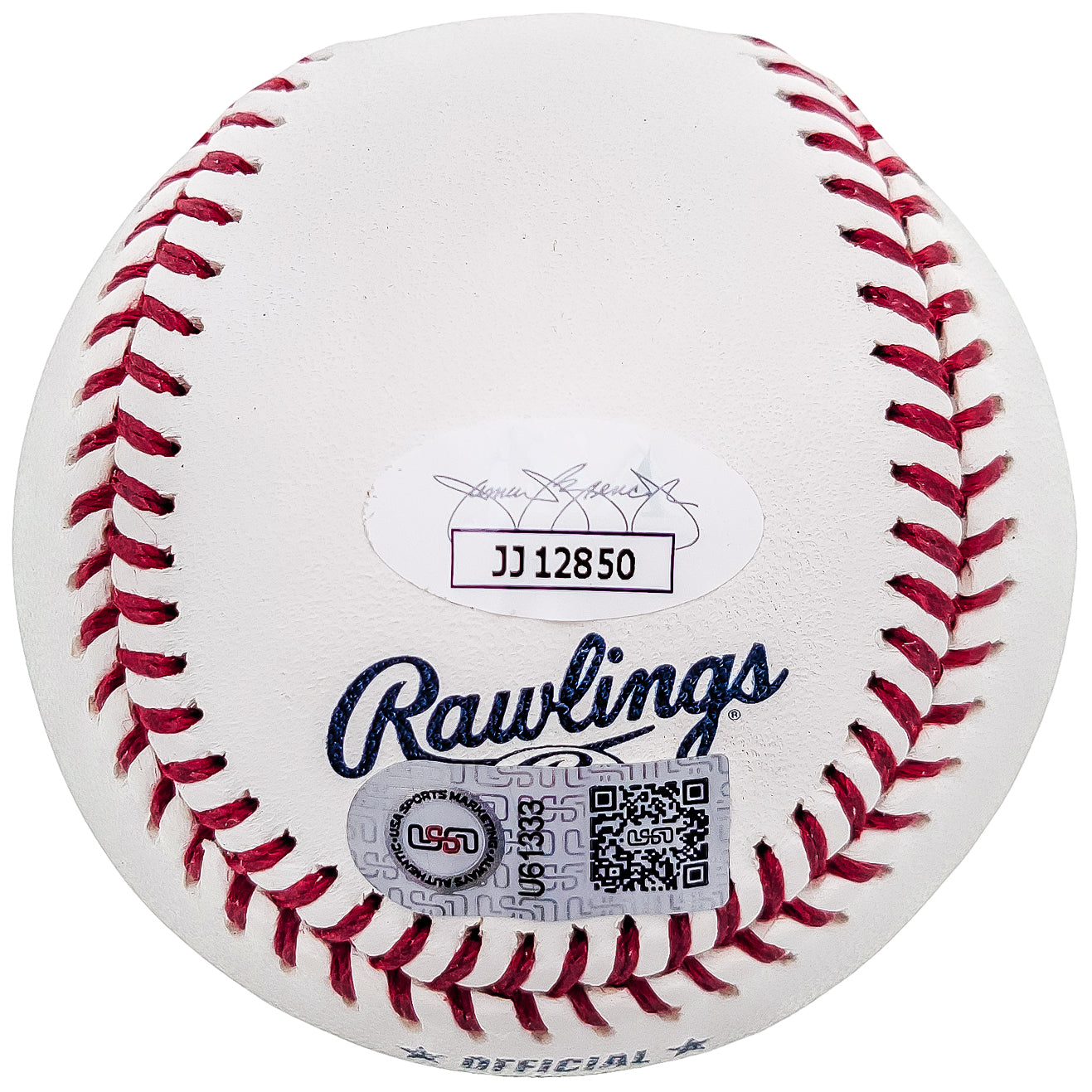 Fernando Tatis Jr. Autographed Official MLB 50th Anniversary Logo Baseball San Diego Padres "Go Pods!" JSA Stock #202018
