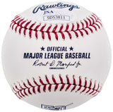 Fernando Tatis Jr. Autographed Official MLB 50th Anniversary Logo Baseball San Diego Padres "Air Tatis" JSA Stock #202021