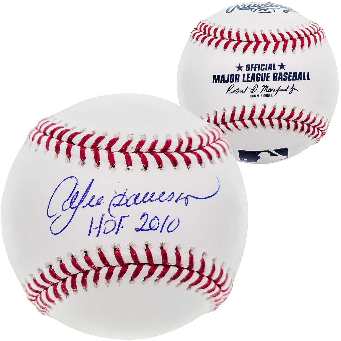 Andre Dawson Autographed Official MLB Baseball Montreal Expos "HOF 2010" Beckett BAS QR Stock #202047