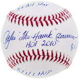 Andre Dawson Autographed Official MLB Baseball Montreal Expos Statball With 6 Stats Beckett BAS QR Stock #202048