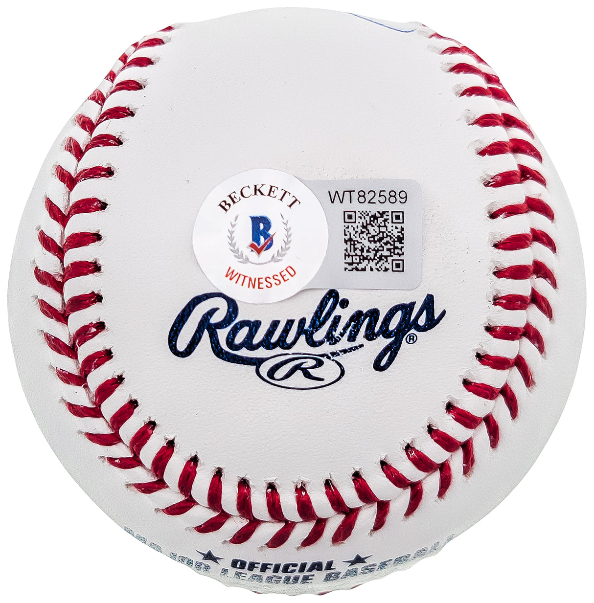 Andre Dawson Autographed Official MLB Baseball Montreal Expos "77 NL ROY" Beckett BAS QR Stock #202049