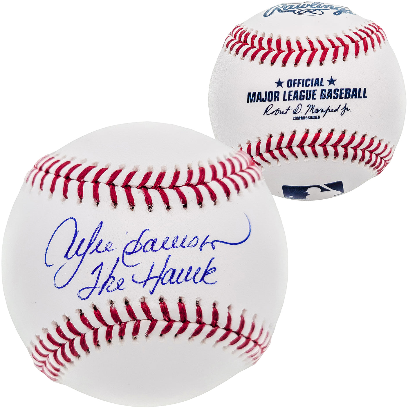 Andre Dawson Autographed Official MLB Baseball Montreal Expos "The Hawk" Beckett BAS QR Stock #202050
