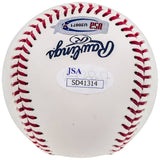 Fernando Tatis Jr. Autographed Official MLB 2019 Opening Day Logo Baseball San Diego Padres "MLB Debut 3/28/2019" JSA Stock #202011