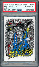Ken Griffey Jr. Autographed Topps Project 2020 JK5 Card #277 Seattle Mariners "1989" #1/1 PSA/DNA #52451353