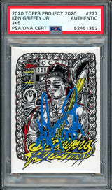 Ken Griffey Jr. Autographed Topps Project 2020 JK5 Card #277 Seattle Mariners "1989" #1/1 PSA/DNA #52451353