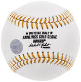 Ichiro Suzuki Autographed Official MLB Gold Glove Logo Baseball Seattle Mariners "10x GG" IS Holo Stock #202061