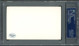 Joseph "Donie" Bush Autographed 3x5 Index Card Detroit Tigers, Pittsburgh Pirates PSA/DNA #83862141