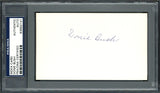 Joseph "Donie" Bush Autographed 3x5 Index Card Detroit Tigers, Pittsburgh Pirates PSA/DNA #83862141