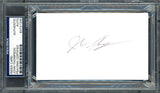 John Thompson Autographed 3x5 Index Card Georgetown University Coach PSA/DNA #83721235