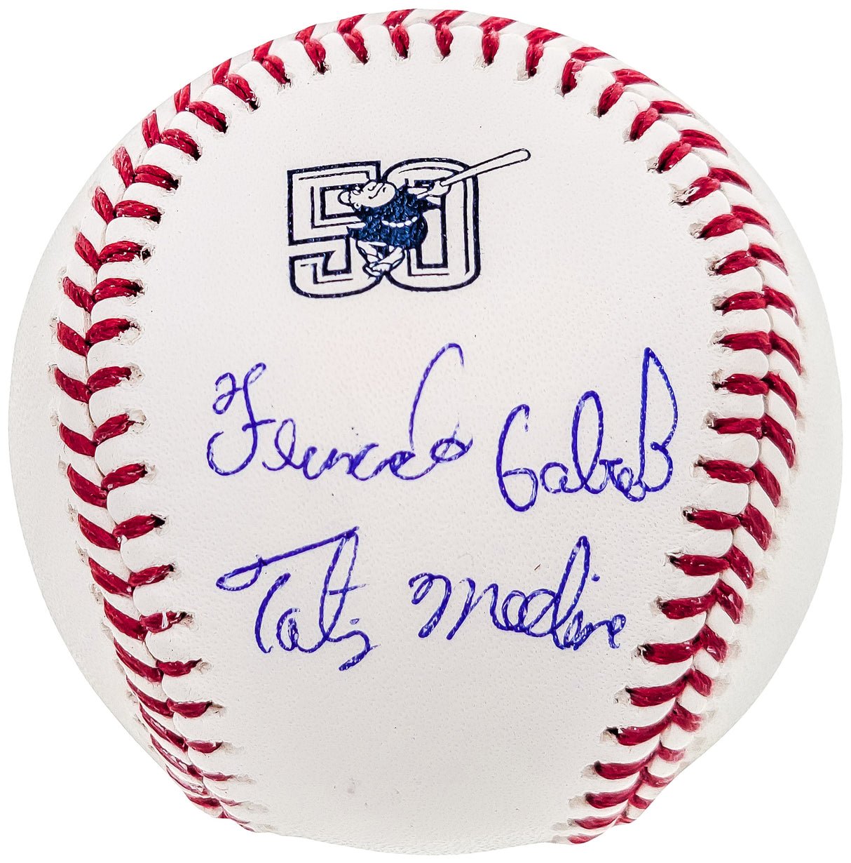 Fernando Tatis Jr. Autographed Official MLB 50th Anniversary Logo Baseball San Diego Padres Full Name JSA #JJ12774