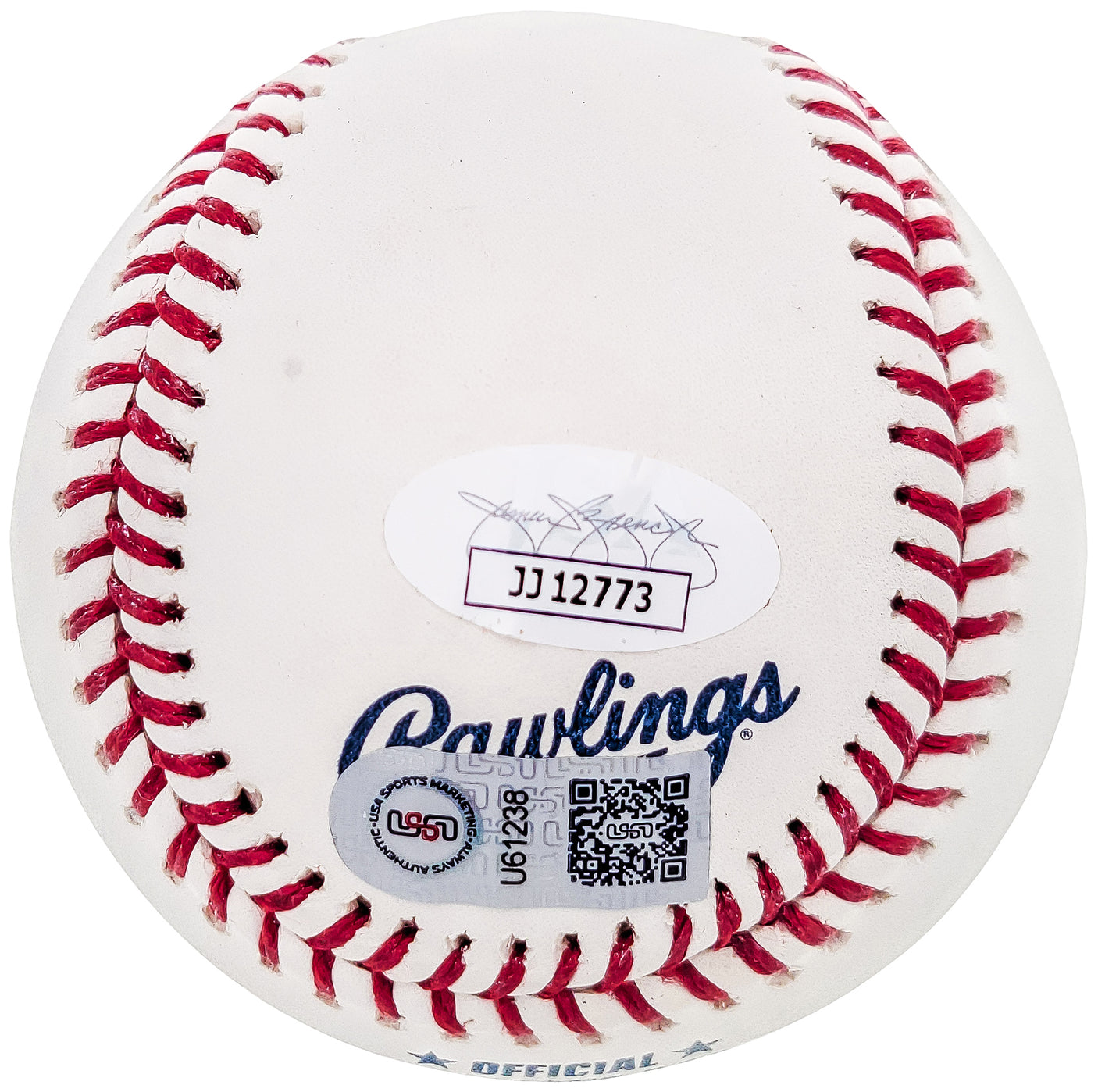 Fernando Tatis Jr. Autographed Official MLB 50th Anniversary Logo Baseball San Diego Padres Full Name JSA #JJ12773
