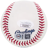 Fernando Tatis Jr. Autographed Official MLB 50th Anniversary Logo Baseball San Diego Padres Full Name JSA #JJ12773
