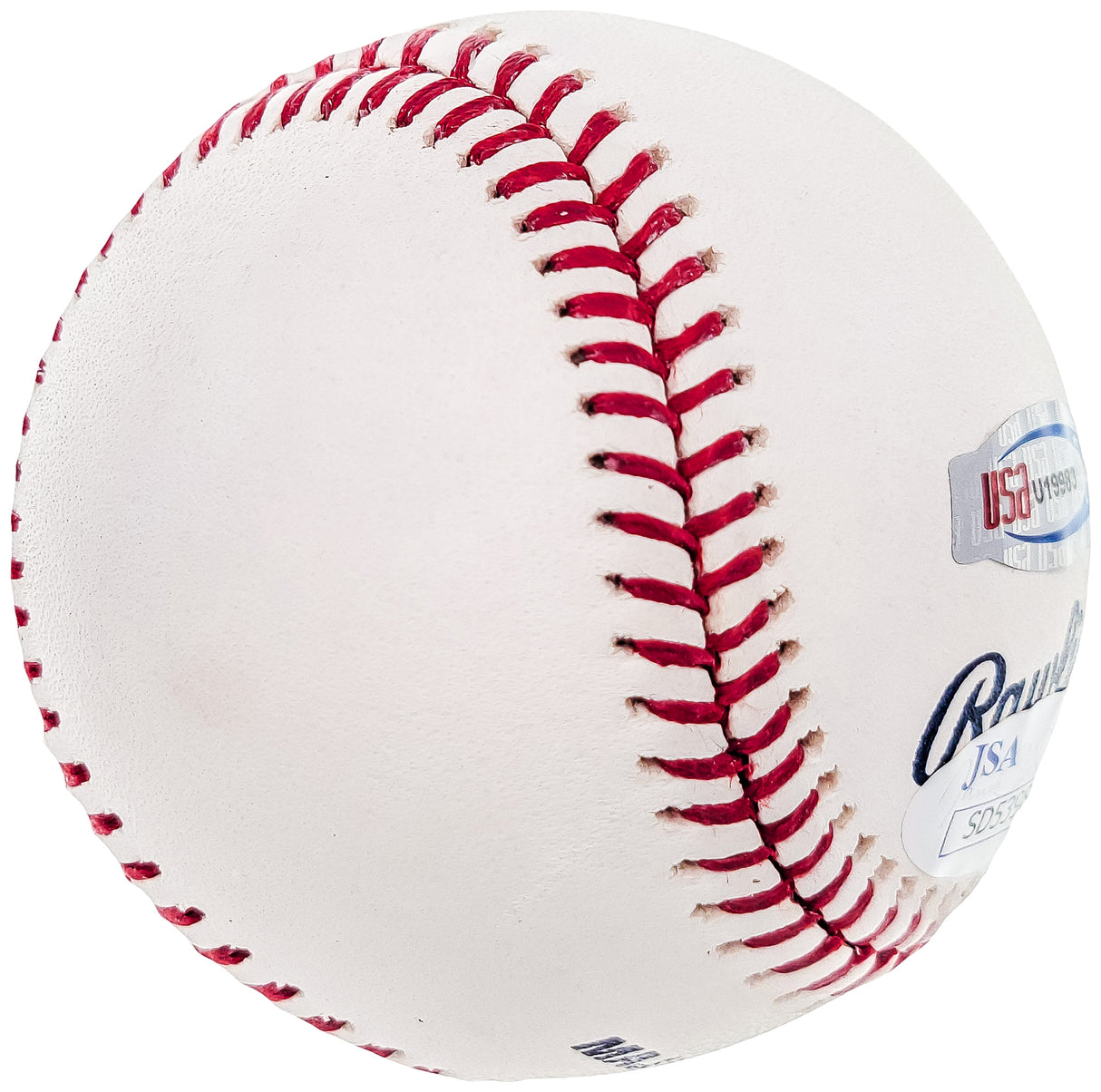 Fernando Tatis Jr. Autographed Official MLB 50th Anniversary Logo Baseball San Diego Padres "1st MLB HR 4/1/19" JSA #SD53983