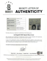 (4) Page, Plant, Bonham & Jones Signed Led Zepplin I Album Cover w Vinyl BAS JSA