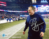 Patriots Bill Belichick Authentic Signed 8x10 Horizontal Photo BAS #BP71447