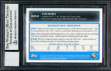 Ichiro Suzuki Autographed 2009 Bowman Draft Card #BDPW1 Japan Auto Grade 10 Beckett BAS Stock #189864