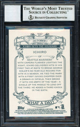 Ichiro Suzuki Autographed 2017 Topps Allen & Ginter What A Day Card #WAD-87 Seattle Mariners Auto Grade 10 Beckett BAS Stock #189933