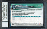 Ichiro Suzuki Autographed 2018 Topps Update Card #US100 Seattle Mariners Auto Grade 10 Beckett BAS #12670074