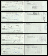 Max McGee Autographed 2.75x6 Check Green Bay Packers Lot of 50 SKU #174046