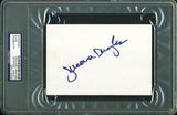 Illeana Douglas Authentic Signed 4X6 Index Card Autographed PSA/DNA Slabbed