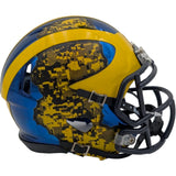 Michigan Wolverines Custom Chrome Mini Football Helmet