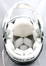 Davante Adams Autographed Jets 2024 F/S Speed Authentic Helmet - Beckett W Holo