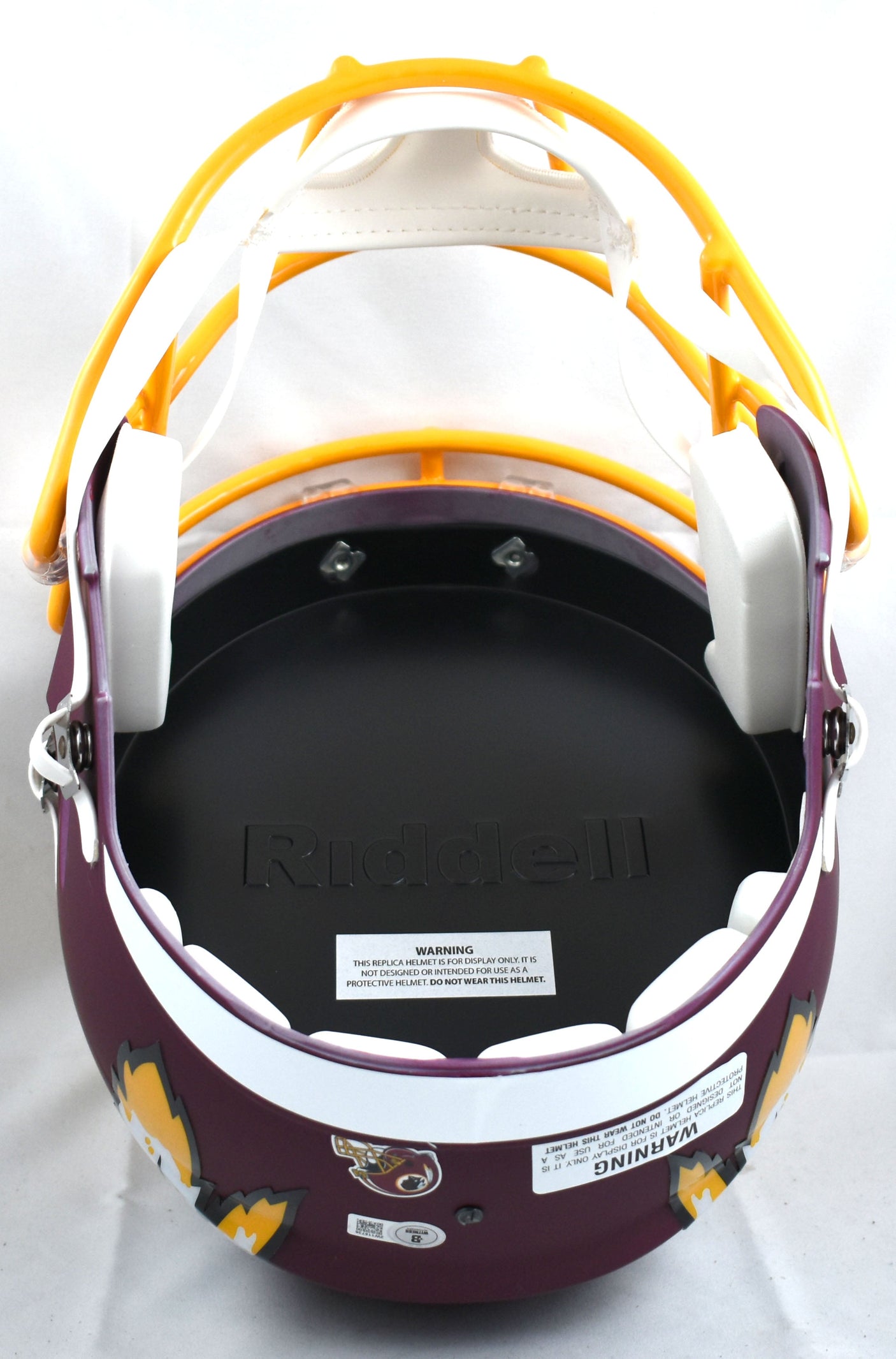 Joe Theismann Washington F/S Amp Speed Helmet w/ MVP - Beckett W Hologram