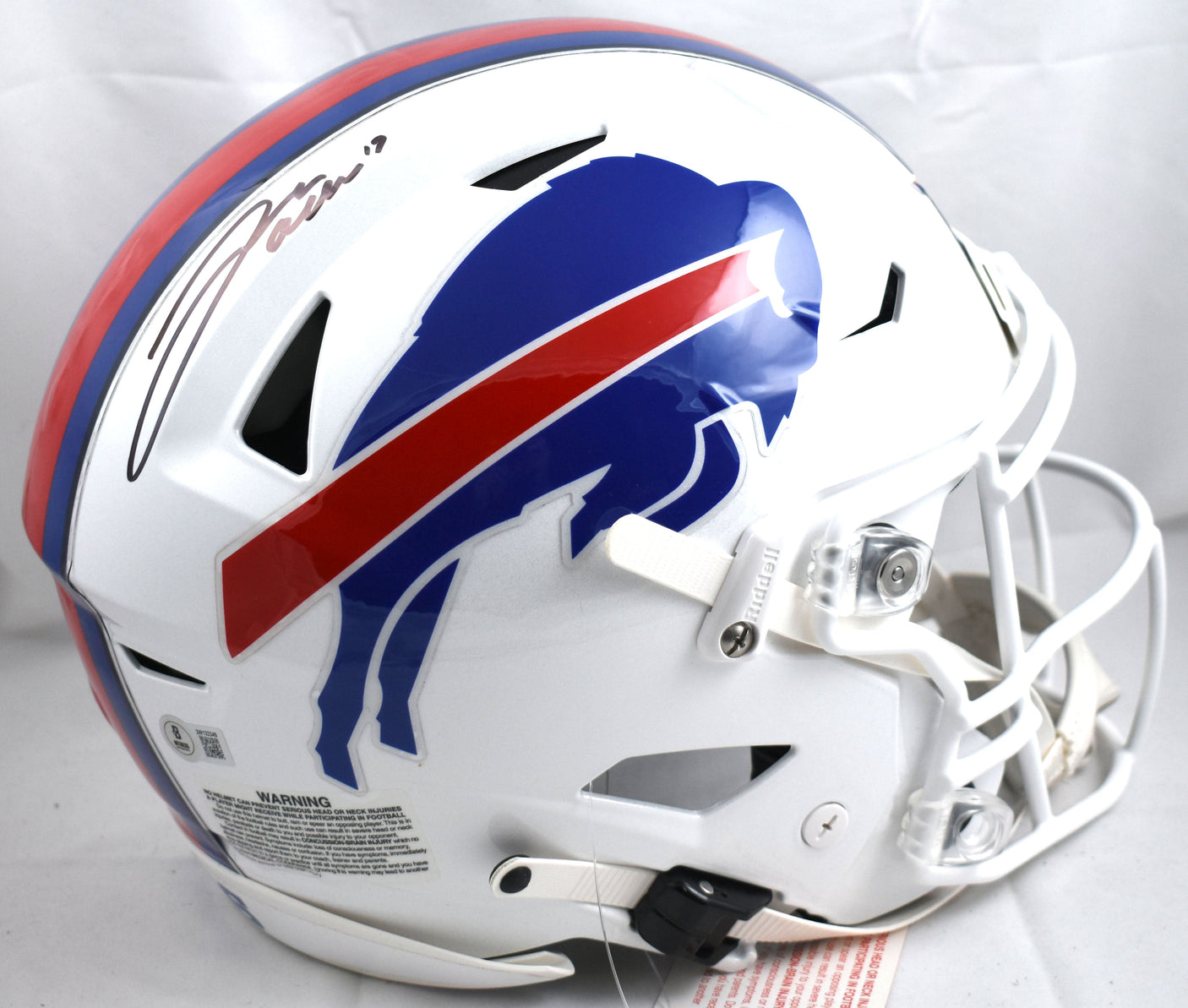 Josh Allen Autographed Buffalo Bills F/S SpeedFlex Helmet - Beckett W Hologram