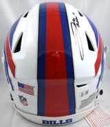 Josh Allen Autographed Buffalo Bills F/S SpeedFlex Helmet - Beckett W Hologram