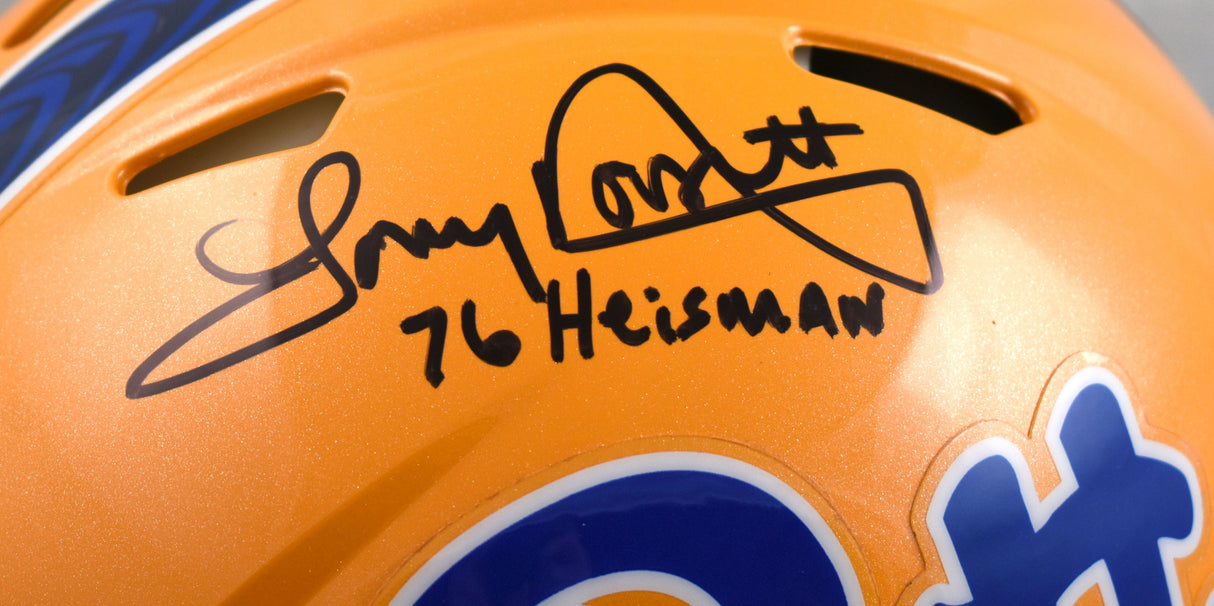 Tony Dorsett Signed Pittsburgh F/S Speed Authentic Helmet- Beckett W Hologram