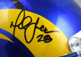 Marshall Faulk Signed Rams F/S 2020 Speed Authentic Helmet - Beckett W Hologram
