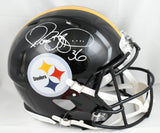 Jerome Bettis Autographed Steelers F/S Speed Authentic Helmet - Beckett W Holo