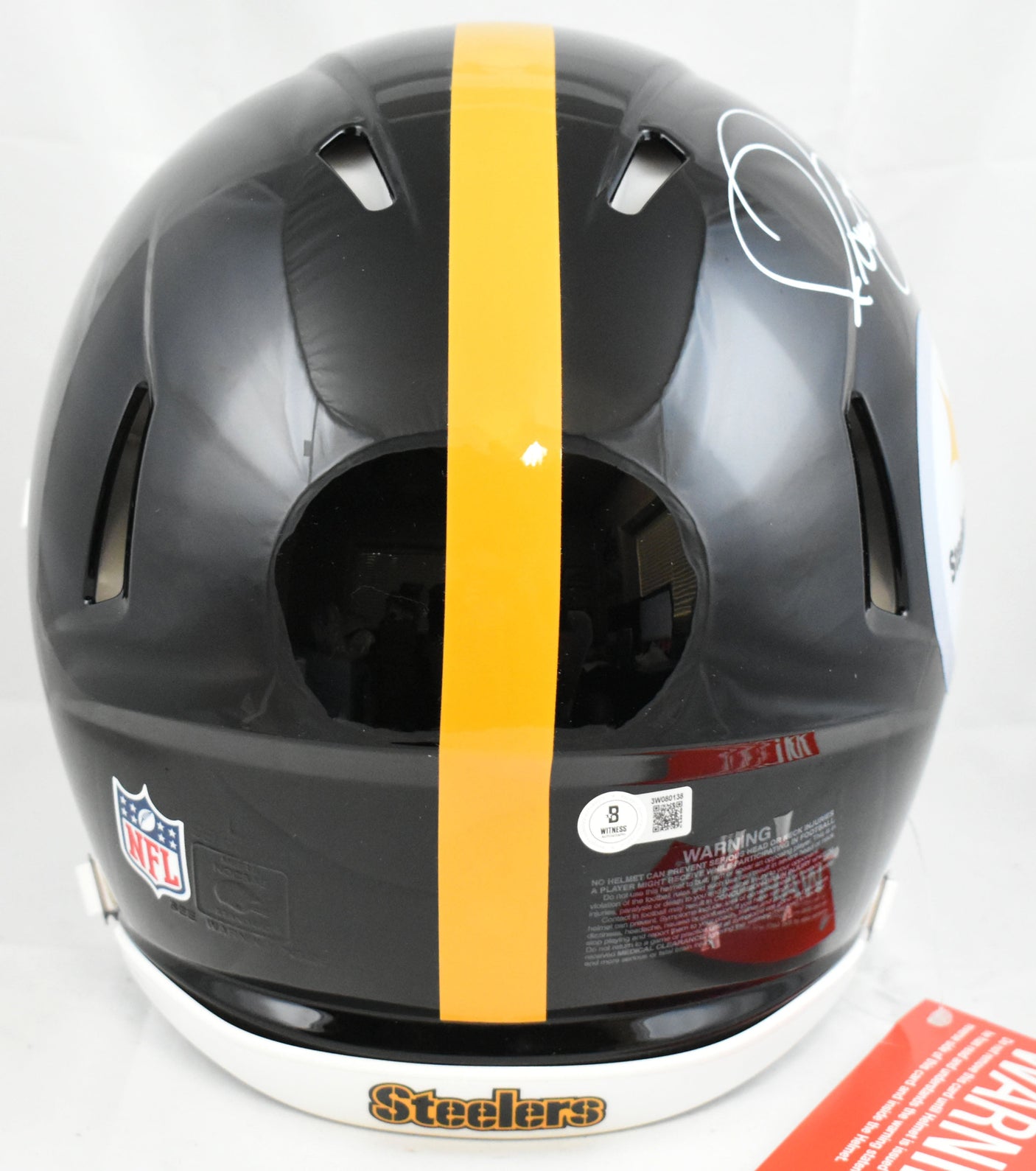 Jerome Bettis Autographed Steelers F/S Speed Authentic Helmet - Beckett W Holo