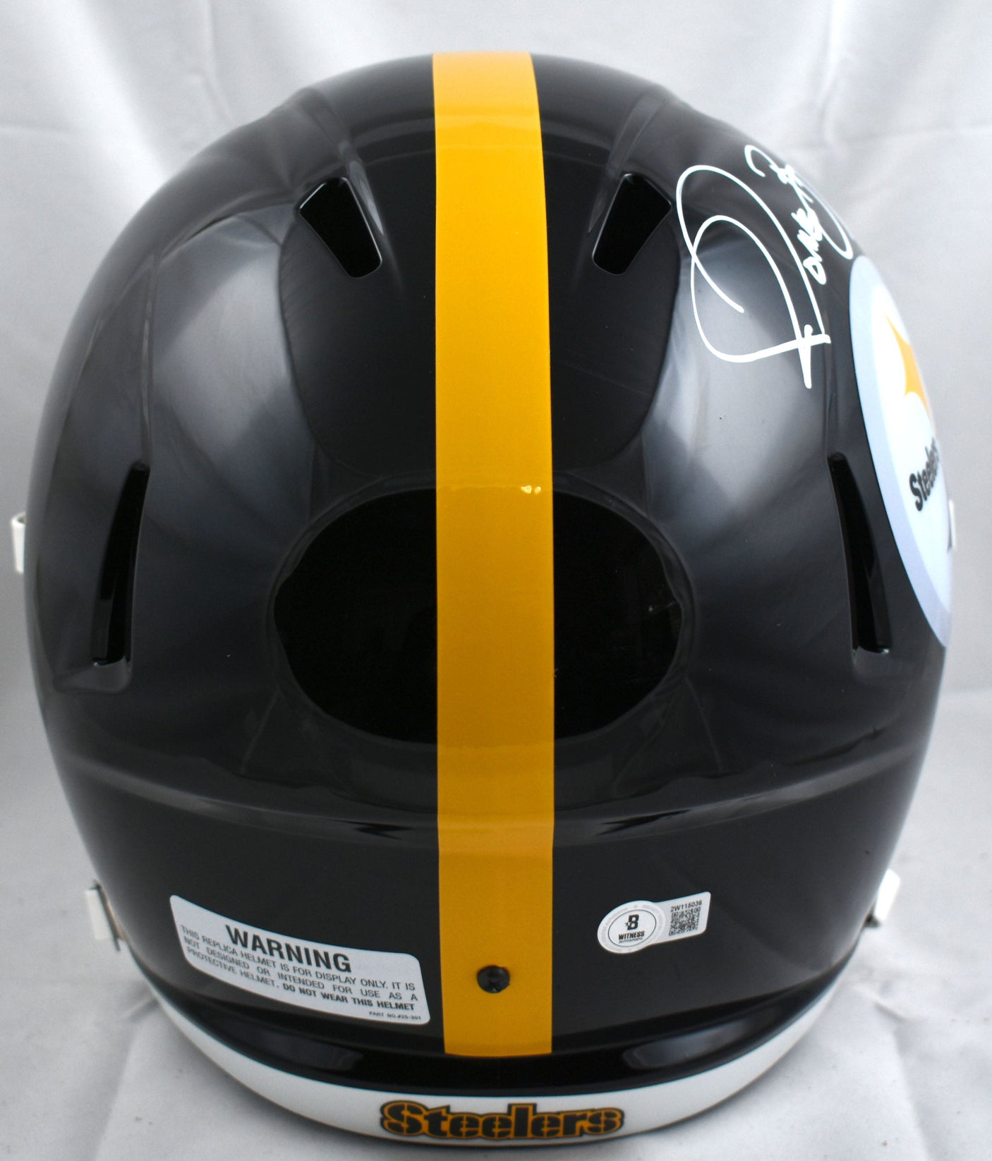 Jerome Bettis Autographed Pittsburgh Steelers F/S Speed Helmet - Beckett W Holo