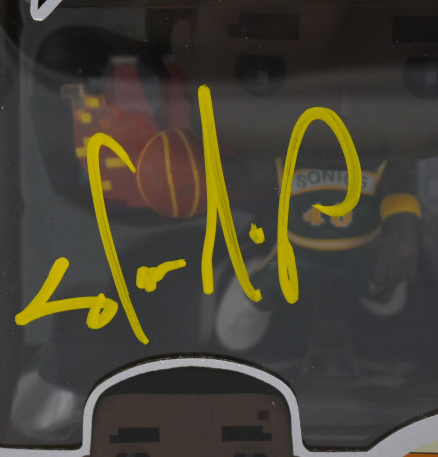 Gary Payton Shawn Kemp Signed Seattle Supersonics Funko Pop - Beckett W Holo