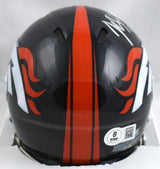 John Lynch Autographed Denver Broncos 97-13 Speed Mini Helmet - Beckett W Holo