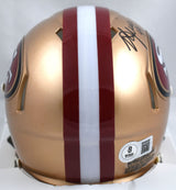 Kyle Juszczyk Autographed 49ers Speed Mini Helmet - Beckett W Hologram *Black