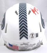 Kyle Juszczyk Signed 49ers Salute 2024 Speed Mini Helmet - Beckett W Hologram