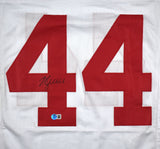 Kyle Juszczyk Autographed White Pro Style Jersey - Beckett W Hologram *Black